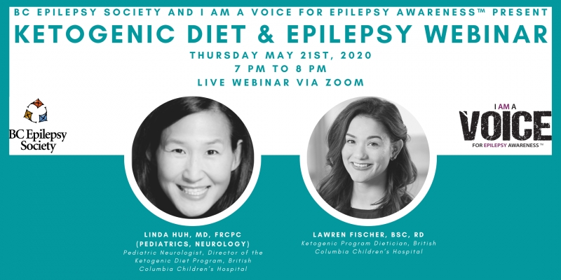 Ketogenic Diet &amp; Epilepsy Webinar on Thursday May 21st at 7 PM