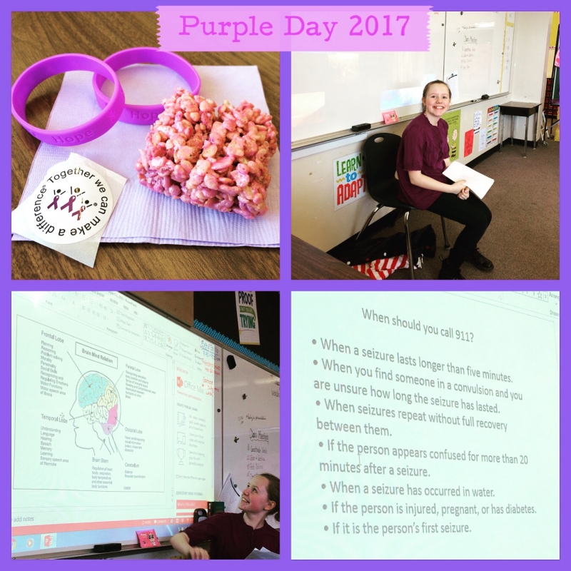 Ruby's Story - Purple Day Champion