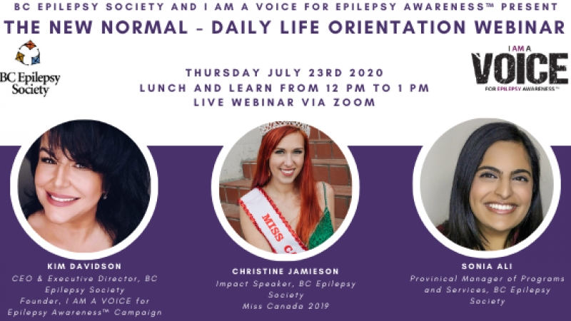 The New Normal - Daily Life Orientation Webinar on July 23rd at 12 PM