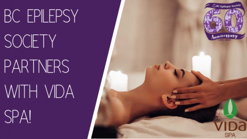 BC Epilepsy Society Partners With Vida Spa!